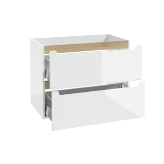STILLA doplnková skr. 80x60x45 biela LESK STILLAB08002