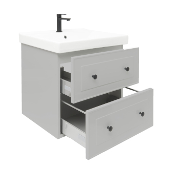 Forli skrinka s umývadlom 60cm, šedá FORLI60GMUVER