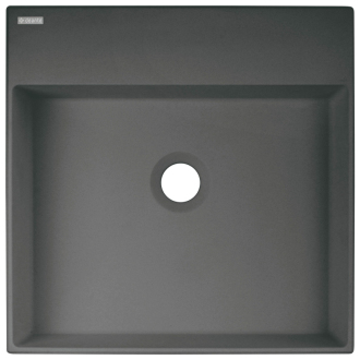 Deante Correo granitové umývadlo na dosku, 400x400mm, šedá CQR_TU4S