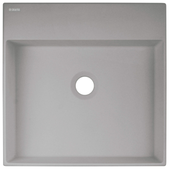 Deante Correo granitové umývadlo na dosku, šedá 400x400mm CQR_SU4S
