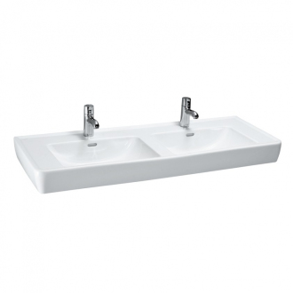 LAUFEN PRO A dvojumývadlo bez otvoru 130x48 H8149670001091