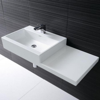 LAUFEN LIVING CITY umývadlo s otvorom 100x46 H8.1843.2.000.104.1