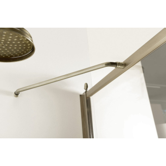 ANTIQUE sprchové dvere otočné, 800mm, ľavé, ČÍRE sklo, bronz, svetlý odtieň GQ1280LCL