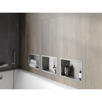 Mexen X-WALL-R Police do steny 30x20x10, inox 1910302010
