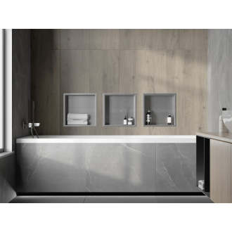 Mexen X-WALL-R Police do steny 30x30x10, inox 1910303010