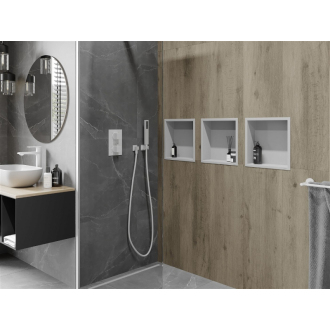 Mexen X-WALL-R Polica do steny 30x30x10, biela 1920303010