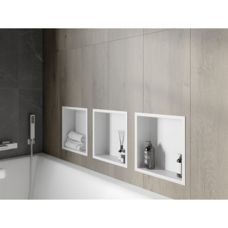Mexen X-WALL-R Polica do steny 30x30x10, biela 1920303010