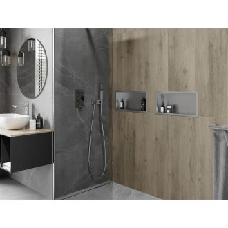 Mexen X-WALL-R Police do steny 45x20x10, inox 1910452010