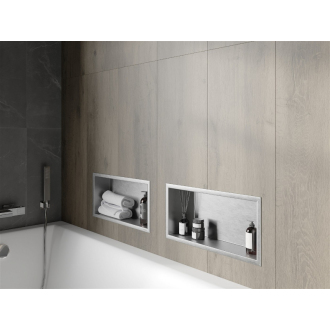 Mexen X-WALL-R Police do steny 45x20x10, inox 1910452010