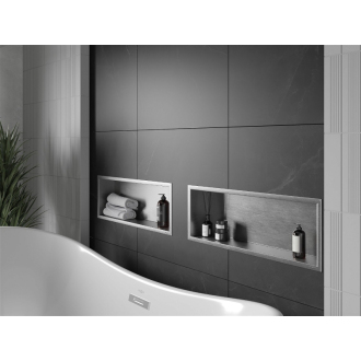 Mexen X-WALL-R Police do steny 60x20x10, inox 1910602010