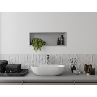 Mexen X-WALL-R Police do steny 60x20x10, inox 1910602010