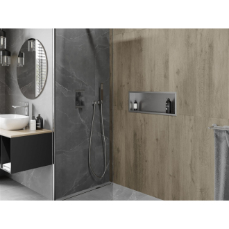 Mexen X-WALL-R Police do steny 60x20x10, inox 1910602010