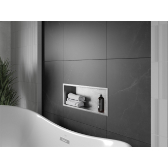 Mexen X-WALL-R Police do steny 60x20x10, inox 1910602010