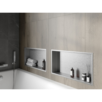 Mexen X-WALL-R Police do steny 60x30x10, inox 1910603010