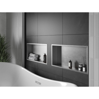 Mexen X-WALL-R Police do steny 60x30x10, inox 1910603010