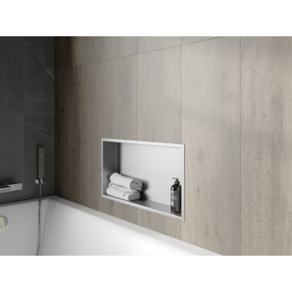 Mexen X-WALL-R Police do steny 60x30x10, inox 1910603010