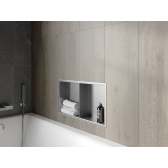 Mexen X-WALL-R Police do steny 60x30x10 s poličkou, inox 1910603010S