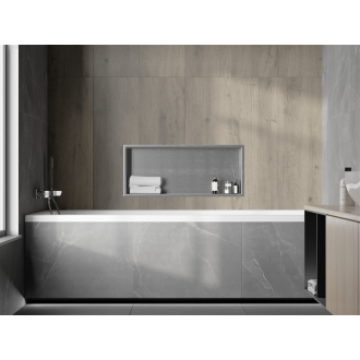Mexen X-WALL-R Police do steny 75x30x10, inox 1910753010