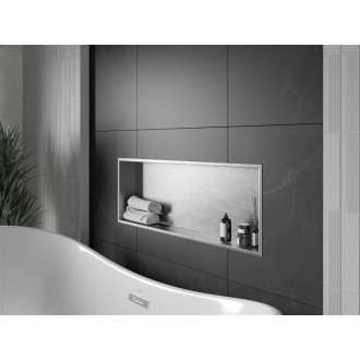 Mexen X-WALL-R Police do steny 90x30x10, inox 1910903010