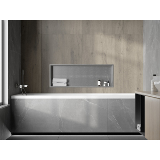Mexen X-WALL-R Police do steny 90x30x10, inox 1910903010