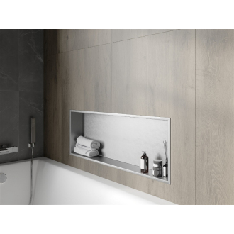 Mexen X-WALL-R Police do steny 90x30x10, inox 1910903010