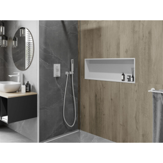 Mexen X-WALL-R Polica do steny 90x30x10, biela 1920903010