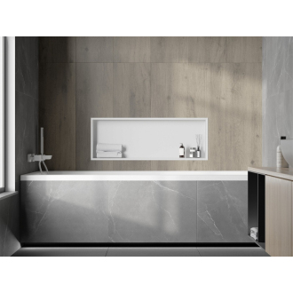 Mexen X-WALL-R Polica do steny 90x30x10, biela 1920903010