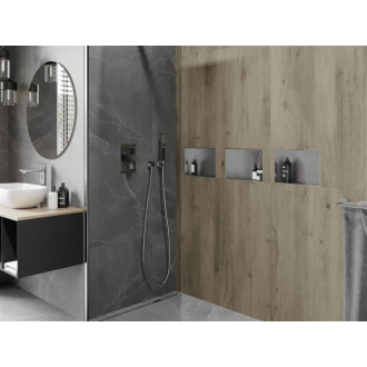 Mexen X-WALL-NR Police do steny 30x20x10, inox 1911302010
