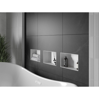 Mexen X-WALL-NR Polica do steny 30x20x10, biela 1921302010