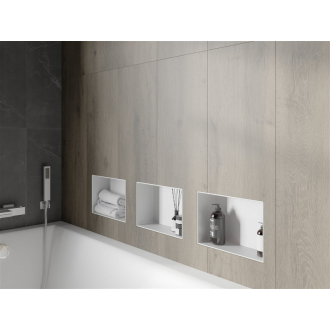 Mexen X-WALL-NR Polica do steny 30x20x10, biela 1921302010