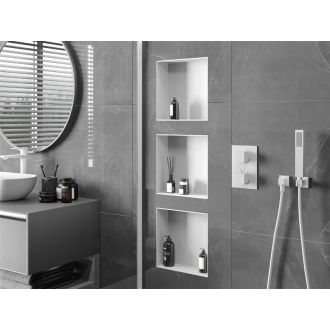 Mexen X-WALL-NR Polica do steny 30x30x10, biela 1921303010