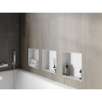 Mexen X-WALL-NR Polica do steny 30x30x10, biela 1921303010