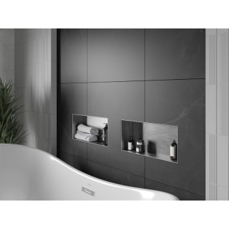 Mexen X-WALL-NR Police do steny 45x20x10, inox 1911452010