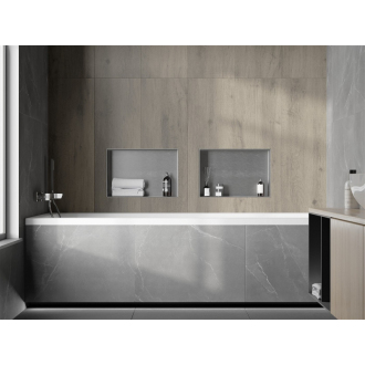 Mexen X-WALL-NR Police do steny 45x30x10, inox 1911453010