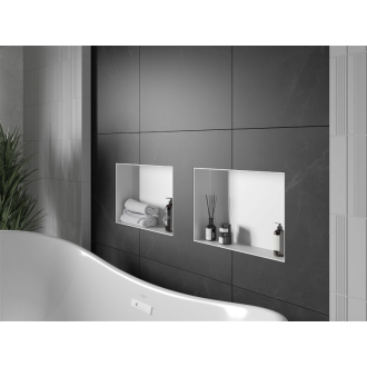 Mexen X-WALL-NR Polica do steny 45x30x10, biela 1921453010