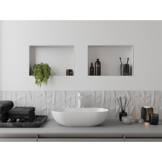 Mexen X-WALL-NR Polica do steny 45x30x10, biela 1921453010