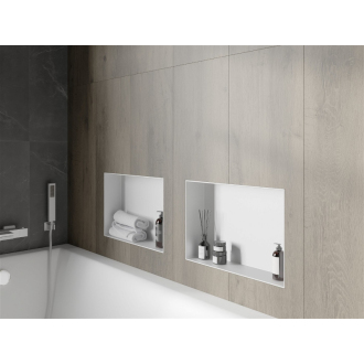 Mexen X-WALL-NR Polica do steny 45x30x10, biela 1921453010