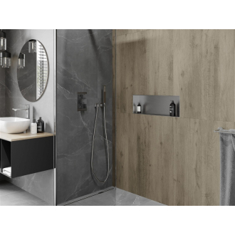 Mexen X-WALL-NR Police do steny 60x20x10, inox 1911602010