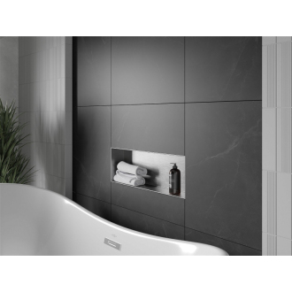Mexen X-WALL-NR Police do steny 60x20x10, inox 1911602010