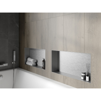 Mexen X-WALL-NR Police do steny 60x30x10, inox 1911603010