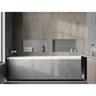 Mexen X-WALL-NR Police do steny 60x30x10, inox 1911603010