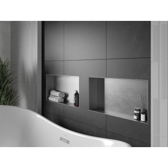 Mexen X-WALL-NR Police do steny 60x30x10, inox 1911603010