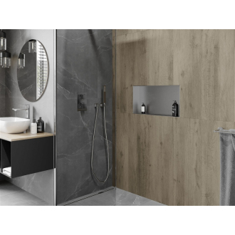 Mexen X-WALL-NR Police do steny 60x30x10, inox 1911603010