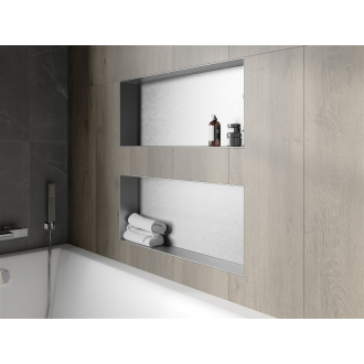 Mexen X-WALL-NR Police do steny 75x30x10, inox 1911753010