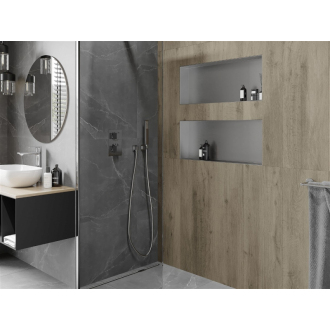 Mexen X-WALL-NR Police do steny 75x30x10, inox 1911753010