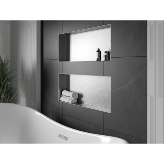Mexen X-WALL-NR Police do steny 75x30x10, inox 1911753010