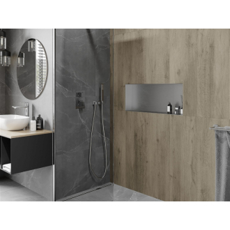 Mexen X-WALL-NR Police do steny 75x30x10, inox 1911753010