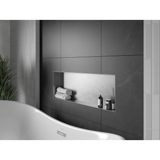 Mexen X-WALL-NR Police do steny 90x30x10, inox 1911903010