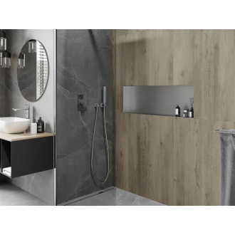 Mexen X-WALL-NR Police do steny 90x30x10, inox 1911903010