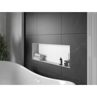 Mexen X-WALL-NR Polica do steny 90x30x10, biela 1921903010